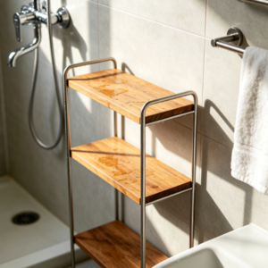 Freestanding Narrow Floor Shelf